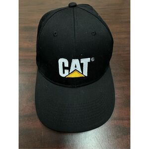 CAT Black Adjustable Hat